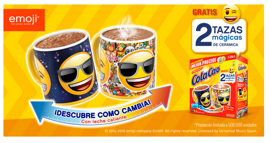 Tazas de cerámica gratis con Cola Cao