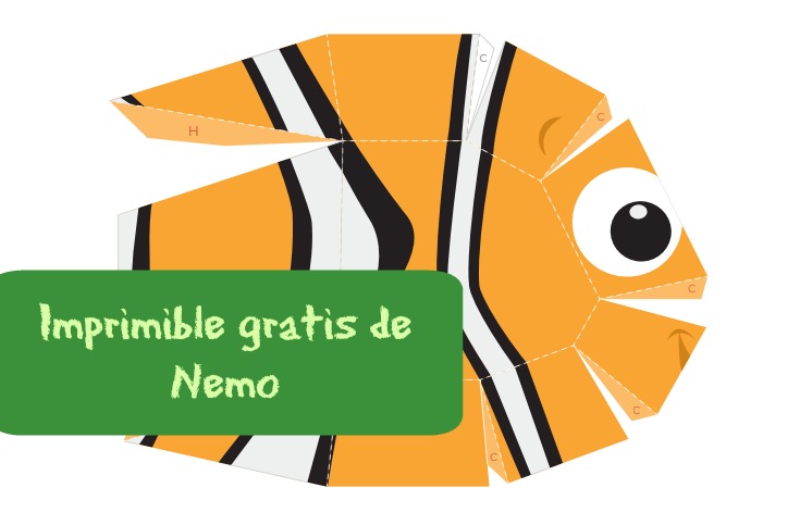 Imprimible gratis de Nemo