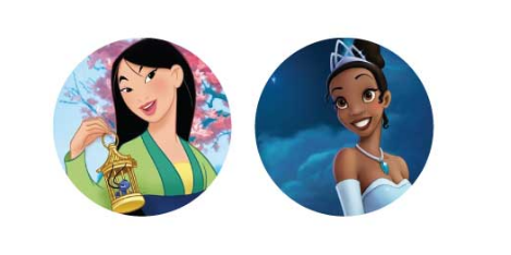 Recortables princesas Disney