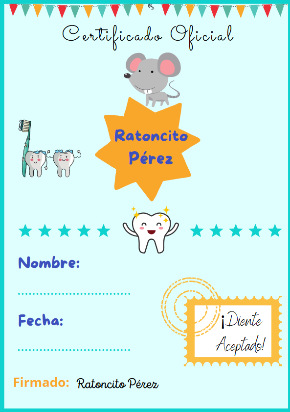 imprimible carta ratoncito perez