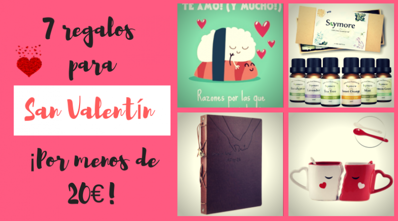 7 regalos para San Valentín por menos de 20€