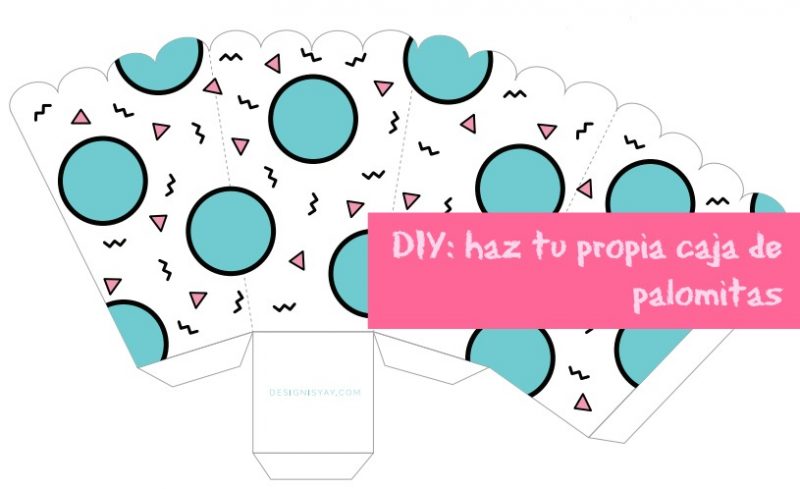 DIY: haz tu propia caja de palomitas