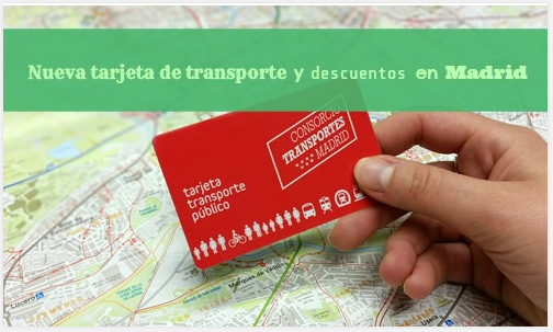 Nueva tarjeta de transporte y descuentos en Madrid
