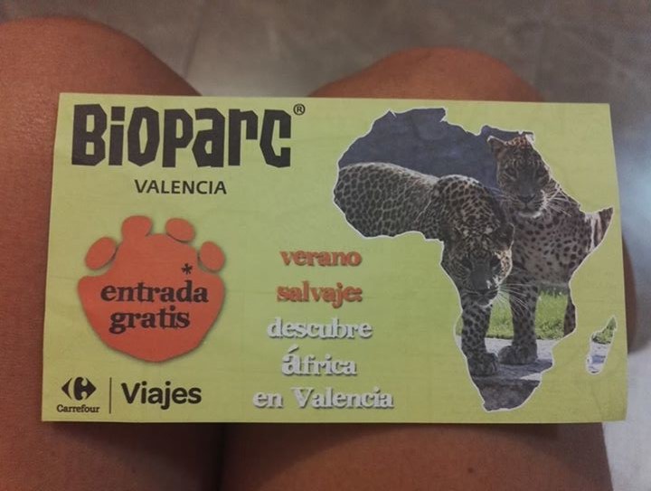 Entrada gratis para Bioparc Valencia