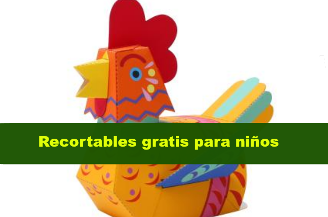 Recortables gratis para niños y adultos