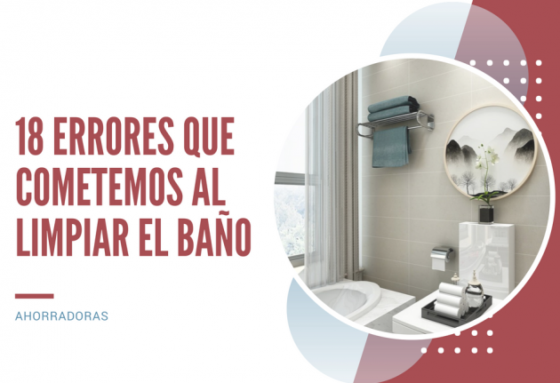 limpiar baño errores limpieza