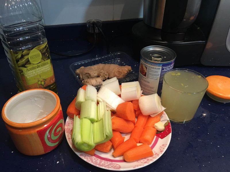 receta crema de zanahoria