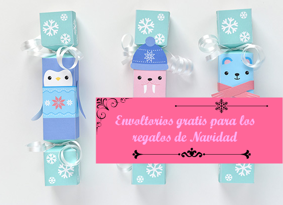 Con muy poquitas cosas haréis prácticamente gratis cajas y envoltorios para los regalos de Navidad o para poner chuches en la mesa de manera diferente.