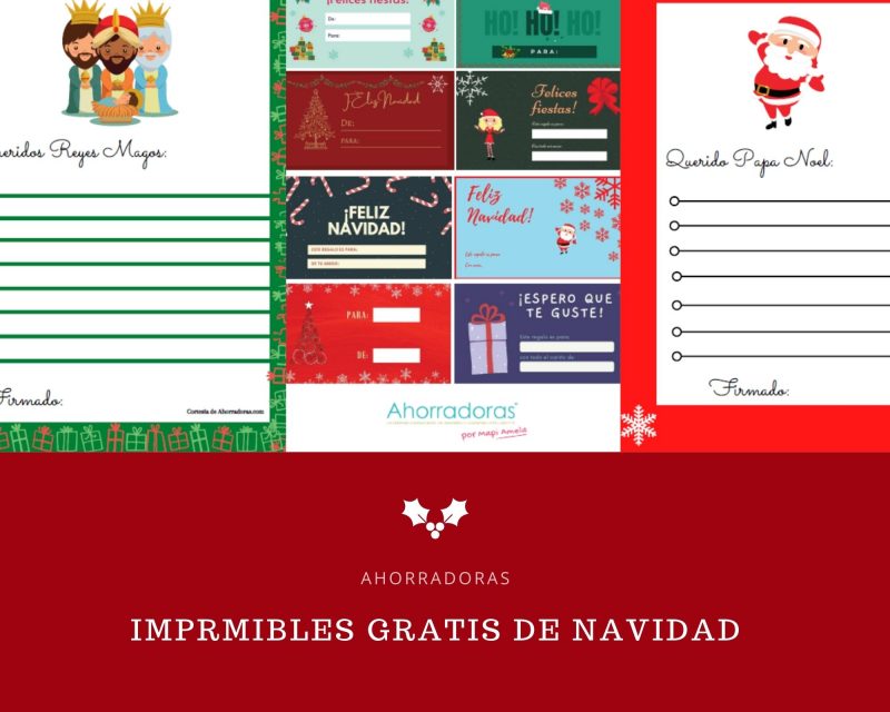 Imprimibles gratuito para Navidad