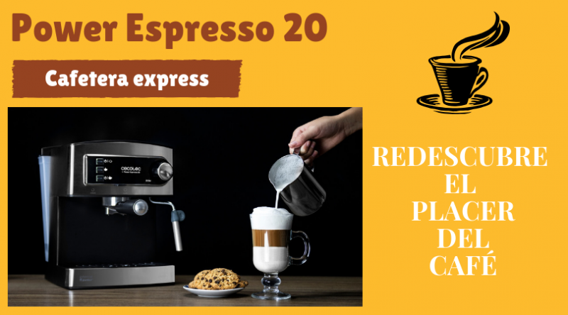 Cafetera Power Espresso 20. Opinión y características