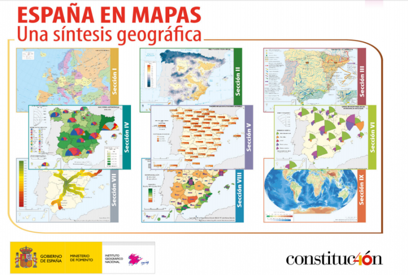 Atlas y Mapas de España gratis