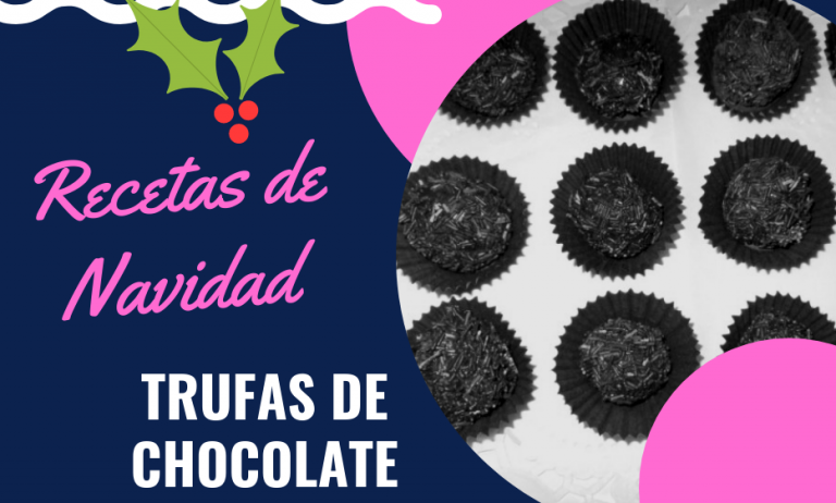 receta de trufas de chocolate caseras