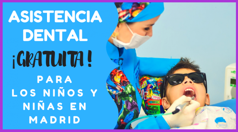 Asistencia dental gratuita para niños en Madrid