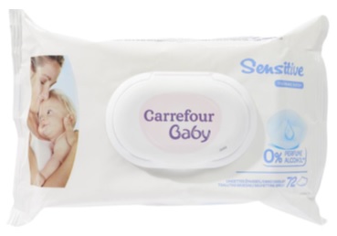 ¡¡Retiran varios lotes de toallitas Carrefour Baby Sensitive!!