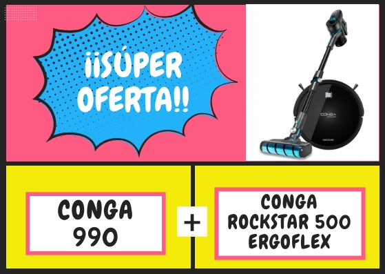 ¡Oferta! Conga RockStar 500 Ergoflex+Conga 990 con descuento