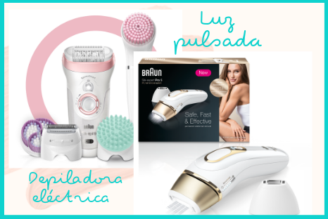 depiladora luz pulsada de braun