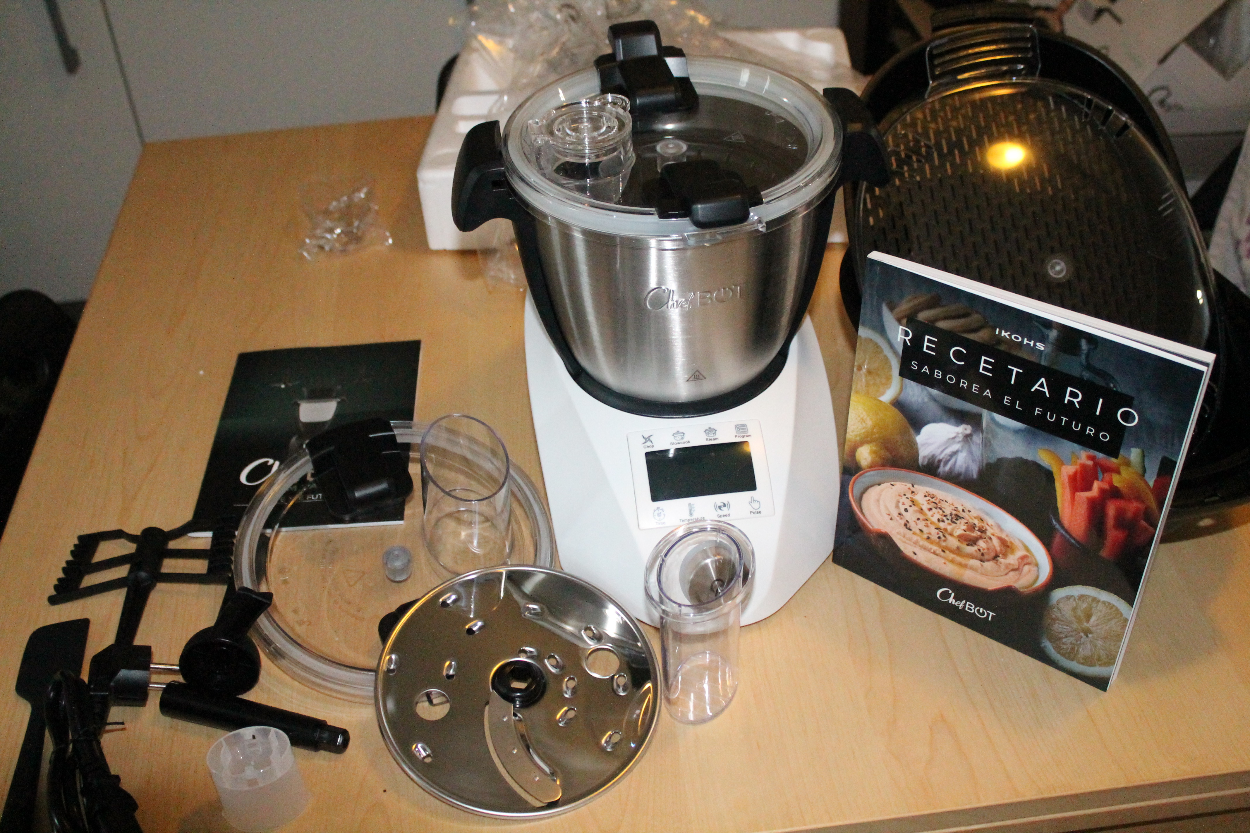 robot de cocina chefbot Ikohs unboxing