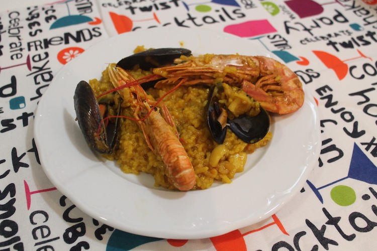 receta arroz marisco olla gm kh de luxe