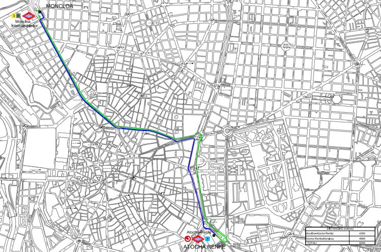 Autobuses «coste cero» en Madrid