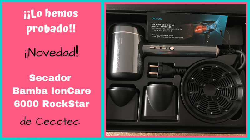 Secador Bamba IonCare 6000 RockStar de Cecotec. Opinión y Descuento