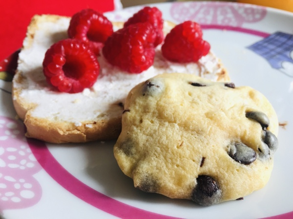 Receta fácil al microondas galletas merienda