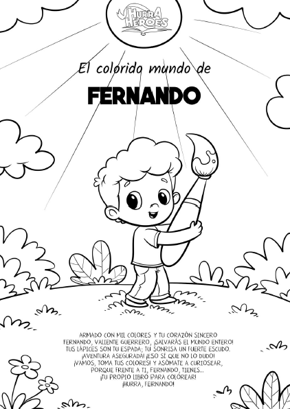 Hurra Héroes - Libro para colorear de hermanos gratuito