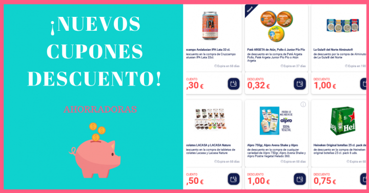 ¡NUEVOS CUPONES DESCUENTO! ¡NUEVOS CUPONES DESCUENTO!