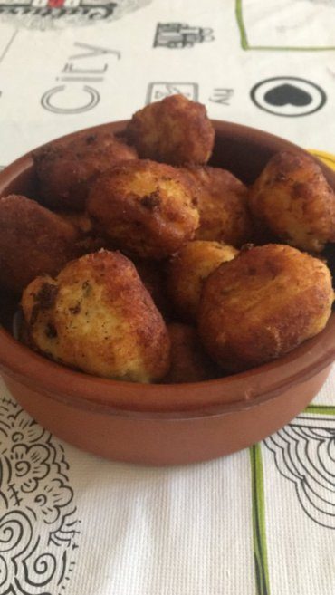 aperitivo buñuelos salchicha aperitivo fácil