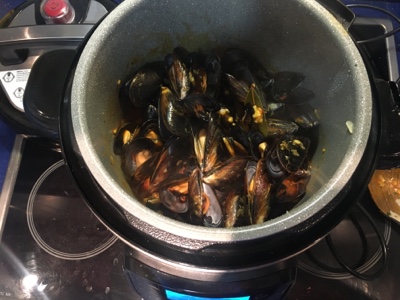 Receta Mejillones en olla Gm