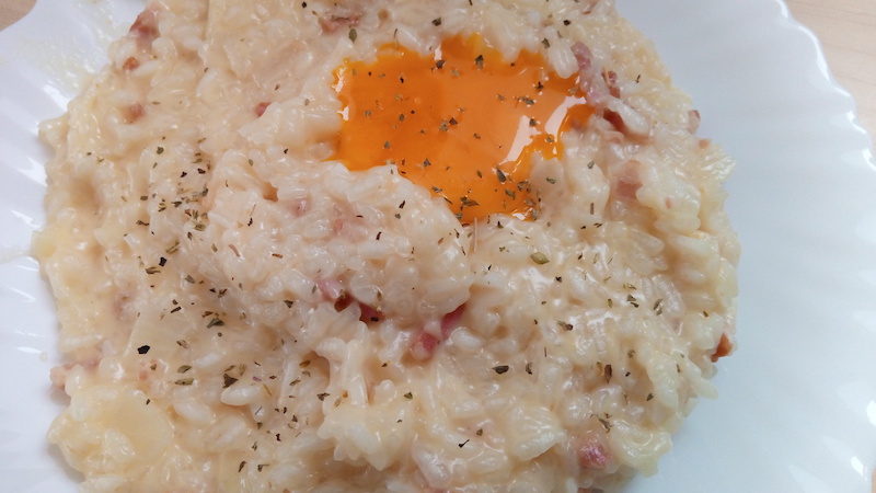 Risotto a la Parmesana con Mambo