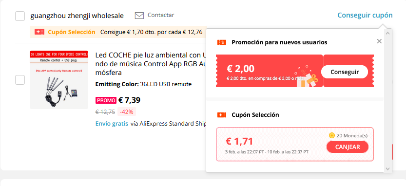 cupones descuento