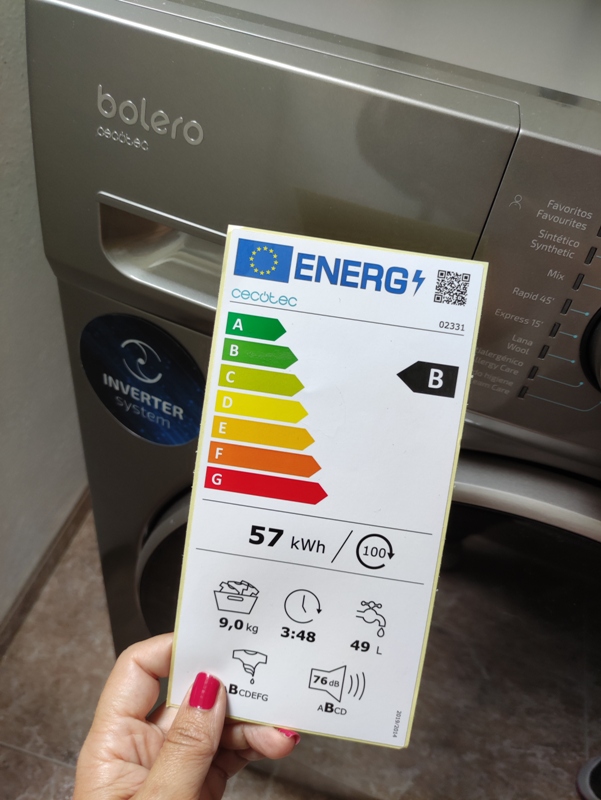 lavadoras bolero eficienca energética