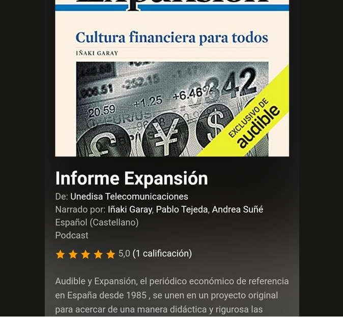 ¡Participo en el primer podcast de «Informe Expansión»!