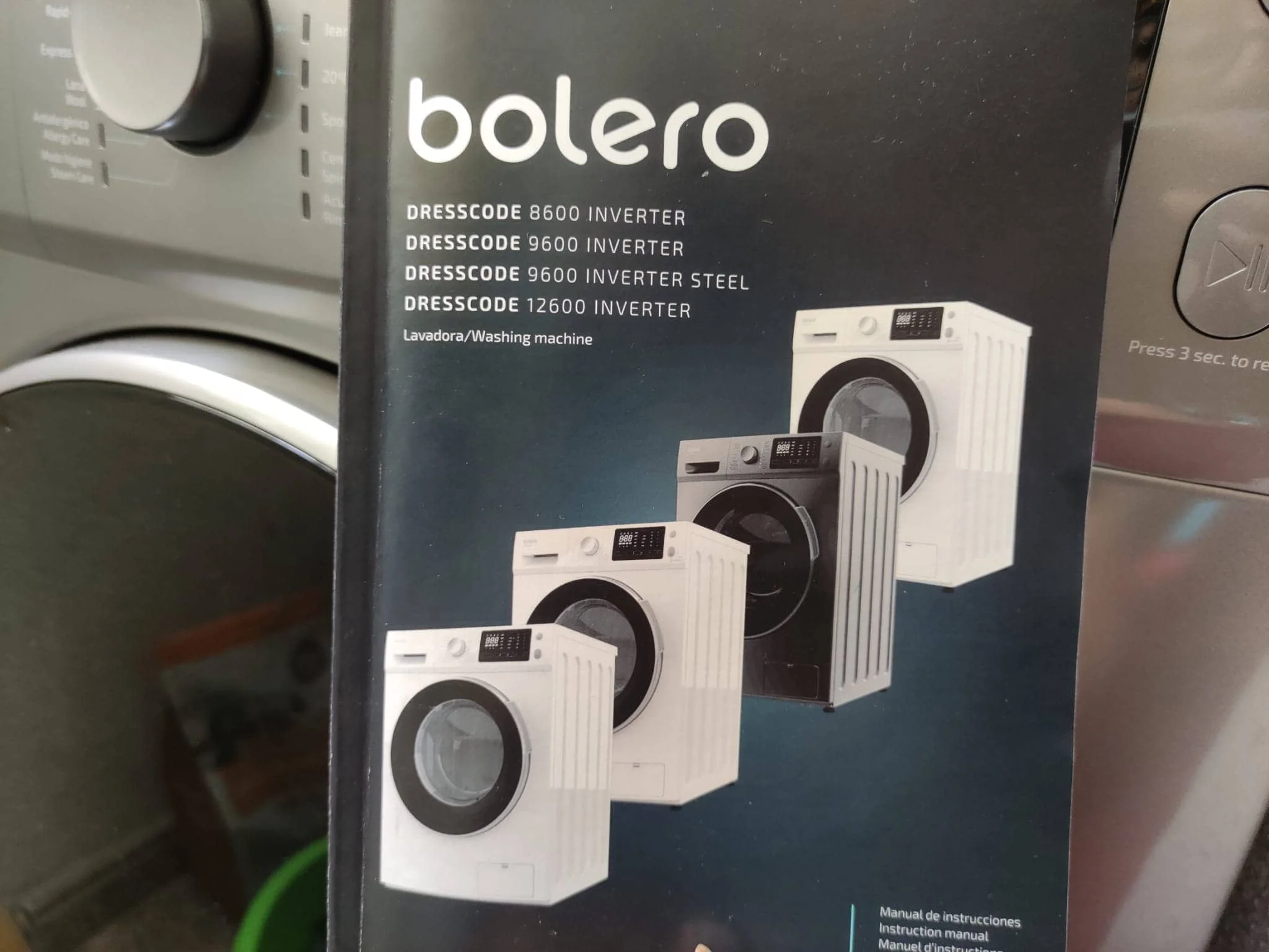 Bolero DressCode 9500 Inverter A Lavadora de 9 Kg Cecotec