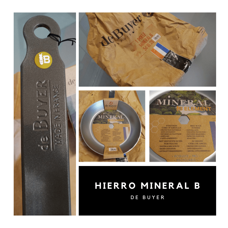 Sarten de hierro De Buyer Mineral 28 Cms 5610.28