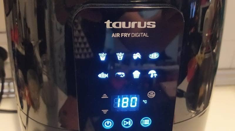 receta manzana asada tarus air fry digital