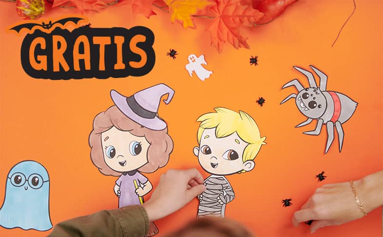 ¡Gratis! Imprimibles personalizados de Halloween para tu peque