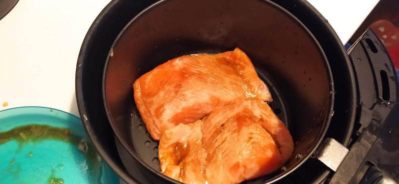 receta salmon con salsa de soja y lima air fry