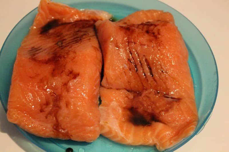 receta salmon con salsa de soja y lima air fry
