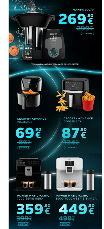 codigo descuento black friday cecotec