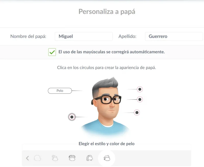 felicitación dia del padre gratis personalizada