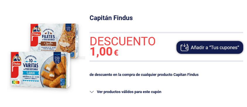 cuoin descuento capitan findus