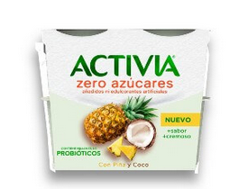 Cupón descuento yogures Activia Zero Azúcares