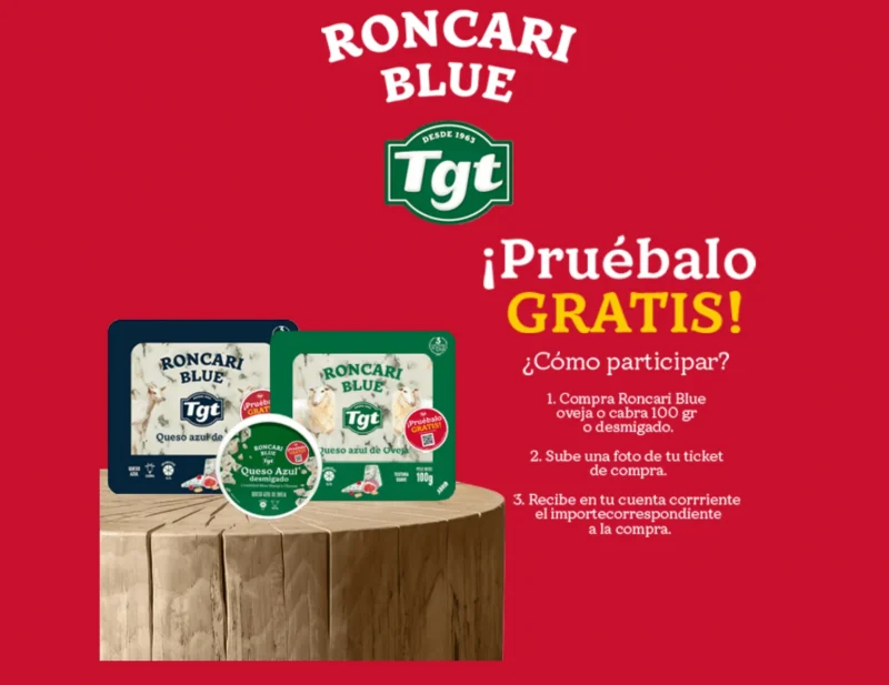 ¿Buscas una forma deliciosa de ahorrar? ¡Prueba gratis el queso azul Rocari! Esta promoción incluye 3 variedades, para que encuentres la perfecta para ti.