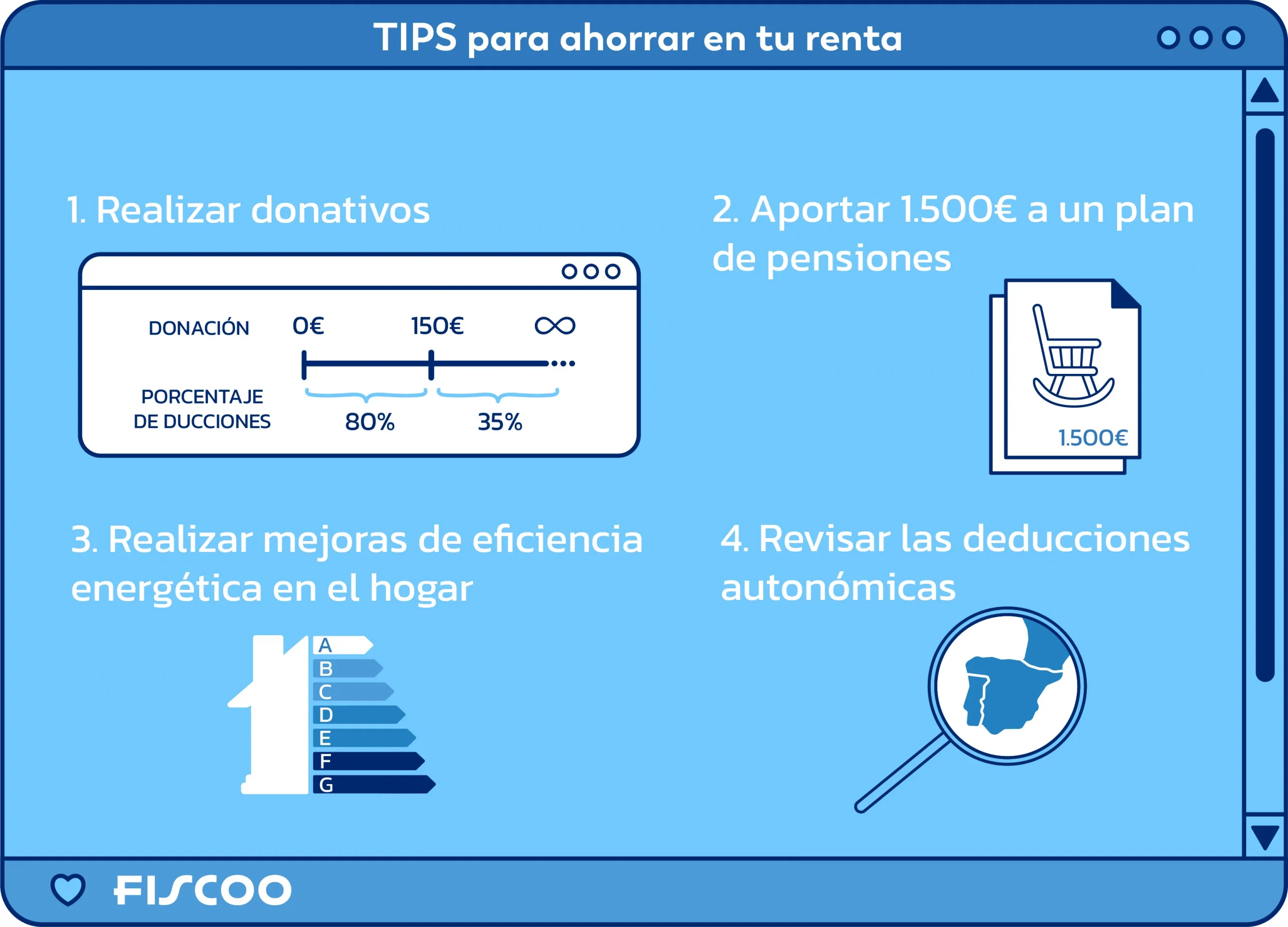 ahorrar en la declaración