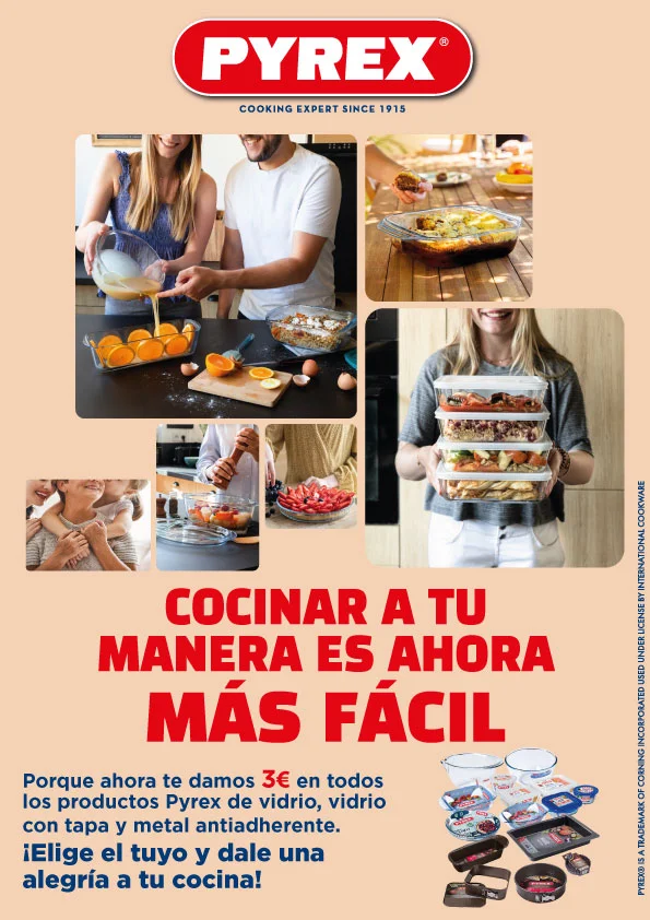 descuento en productos pyrex