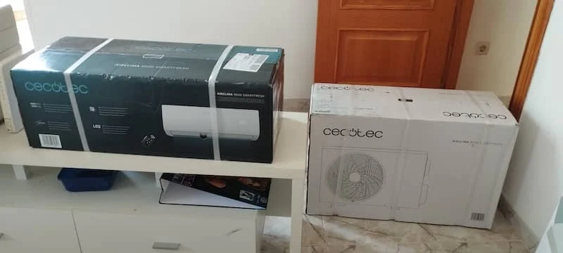 AirClima 12000 Smartfresh Connected Aire acondicionado split inverter frío  calor Cecotec