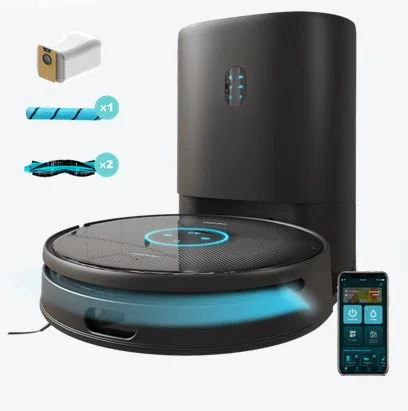 Cecotec Robot Aspirador y Fregasuelos con Base de Autovaciado Conga 2290  Ultra Home. 4 en 1, 2100 Pa, App con Mapa, Limpieza Ordenada, Cepillo de  Mascotas, Alexa & Google Assistant : : Hogar y cocina