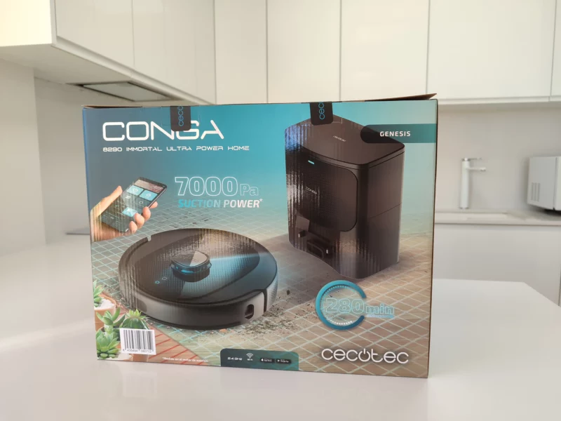 Conga 8290 Immortal Ultra Power Home Genesis Robot aspirador láser con base  de autovaciado Cecotec