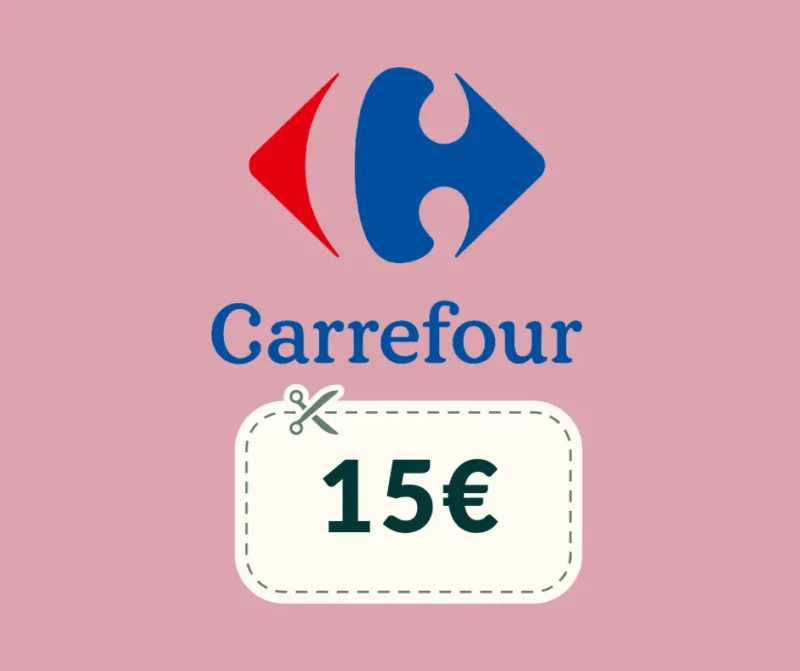 Cupón descuento de 15€ en Carrefour